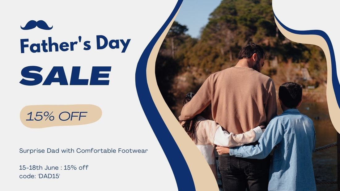 Father's Day Sale: Surprise Dad with Comfortable Footwear