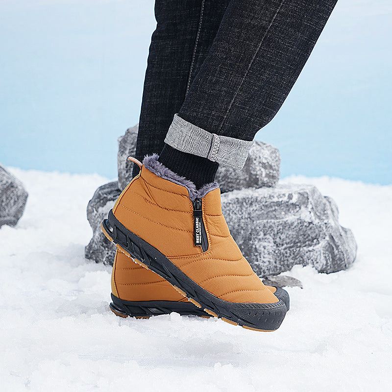 Mens slip on snow boots online