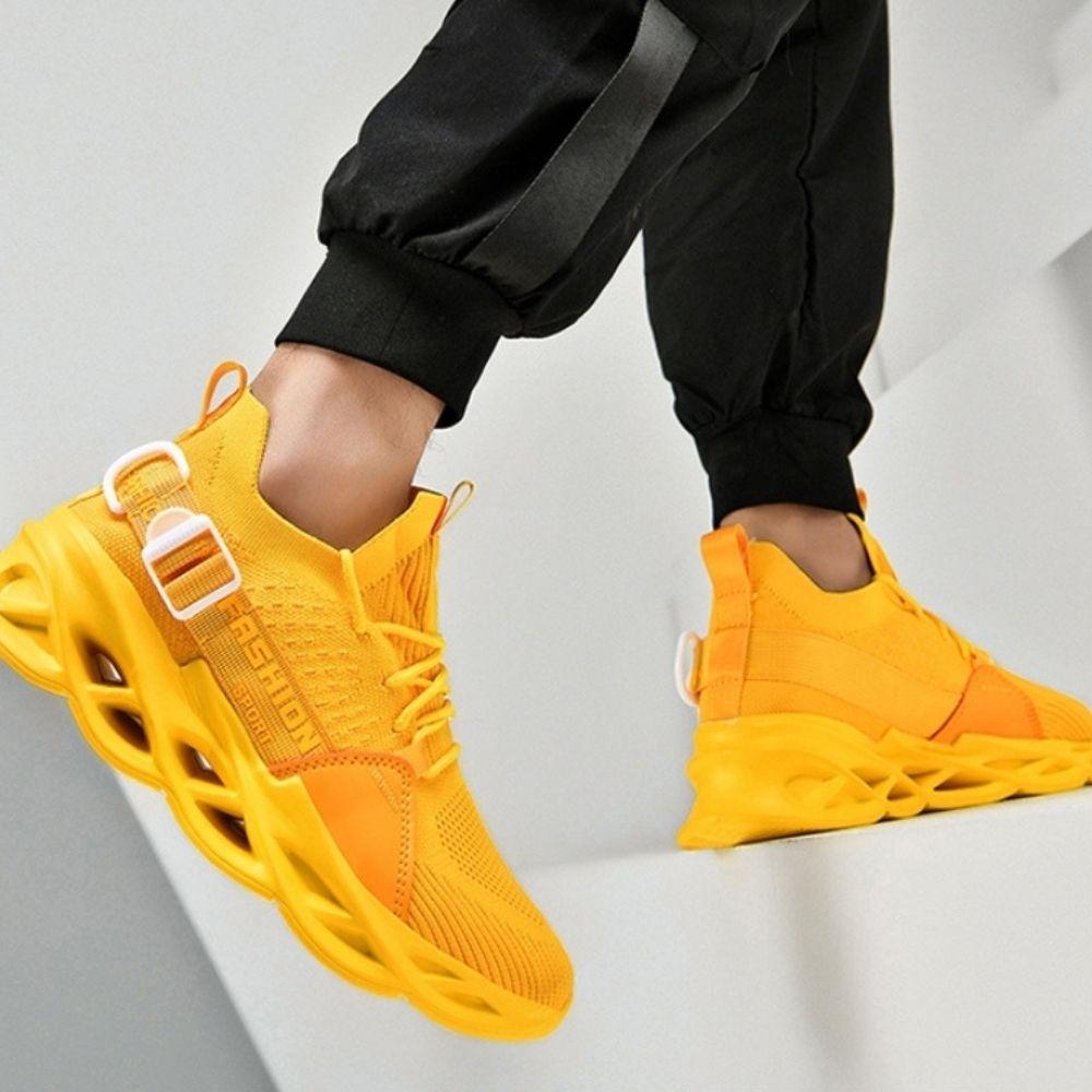 Men's Freedom Walking Shoes Sunny Yellow - Moving Steps
