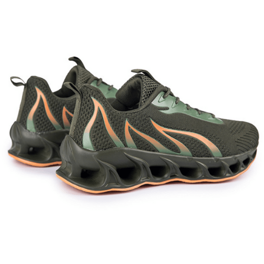 Men's Miracle Dasher Running Shoes Camo Green - Moving Steps
