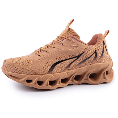 Men's Miracle Dasher Running Shoes Coffee Brown - Moving Steps