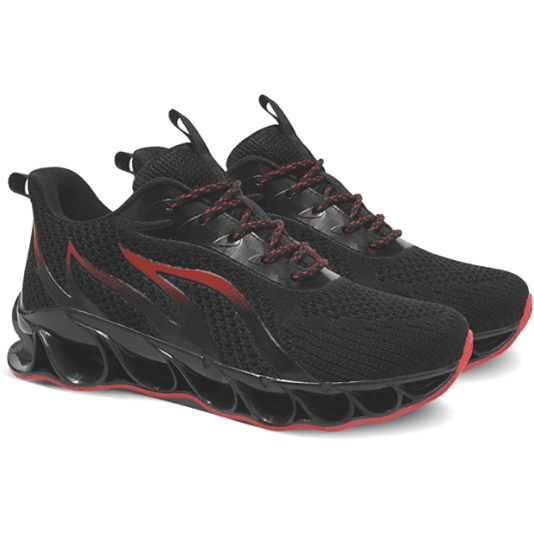 Men's Miracle Dasher Running Shoes Midnight Black - Moving Steps