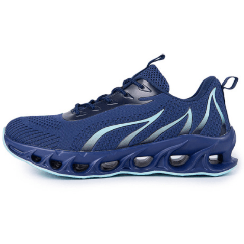 Men's Miracle Dasher Running Shoes Navy Blue - Moving Steps