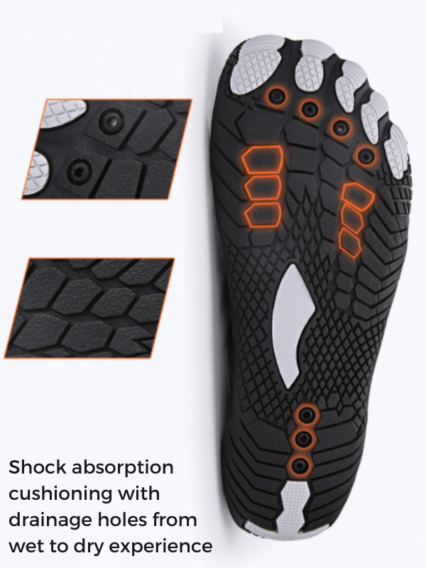 Shock absorber shoes walking discount