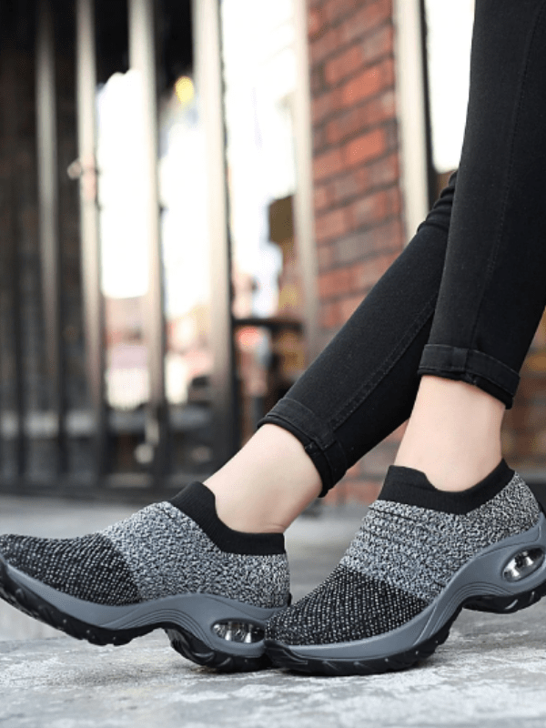 Women's Everyday Walking Shoes Ash Grey - Moving Steps