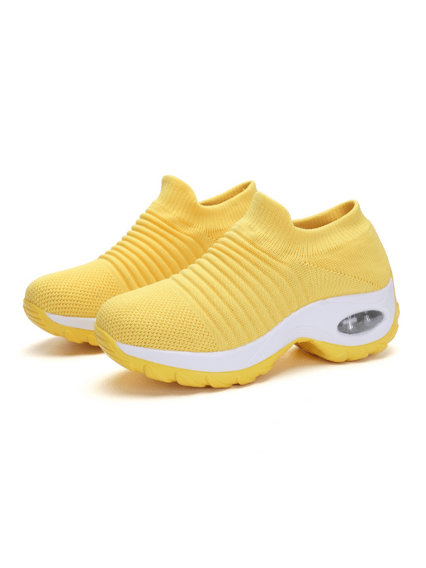 Women's Everyday Walking Shoes Lemon Yellow - Moving Steps