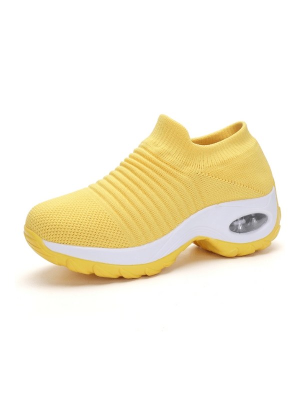 Women's Everyday Walking Shoes Lemon Yellow - Moving Steps