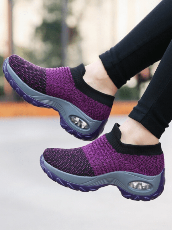 Women's Everyday Walking Shoes Mulberry Purple - Moving Steps
