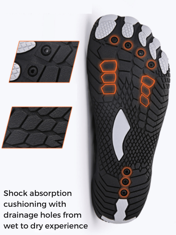 Women's Seeker Water Walking Shoes Panther Black - Moving Steps