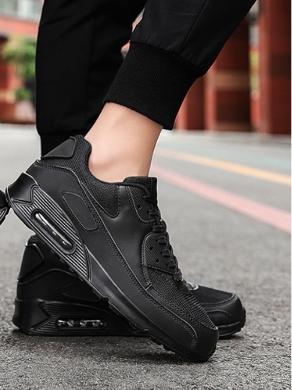 Men's Ignite Walking Shoes Full Black - Moving Steps